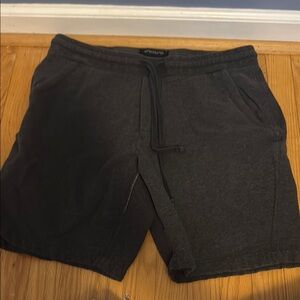 Black American Eagle Shorts with Elastic Waistband
